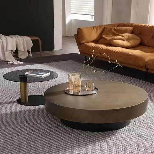 Modern Luxe Round Nesting Coffee Table Set - 90CM
