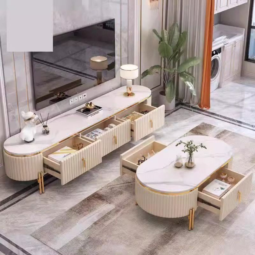 TV Table ; TV table set ; tv coffee table ; tv coffee table set ; living room table set ; modern table set ; luxury table set ; unique table set ; casual table set .
طاولة تلفزيون؛ مجموعة طاولات تلفزيون؛ طاولة قهوة تلفزيون؛ مجموعة طاولات قهوة تلفزيون؛ مجموعة طاولات غرفة المعيشة؛ مجموعة طاولات حديثة؛ مجموعة طاولات فاخرة؛ مجموعة طاولات فريدة من نوعها؛ مجموعة طاولات غير رسمية