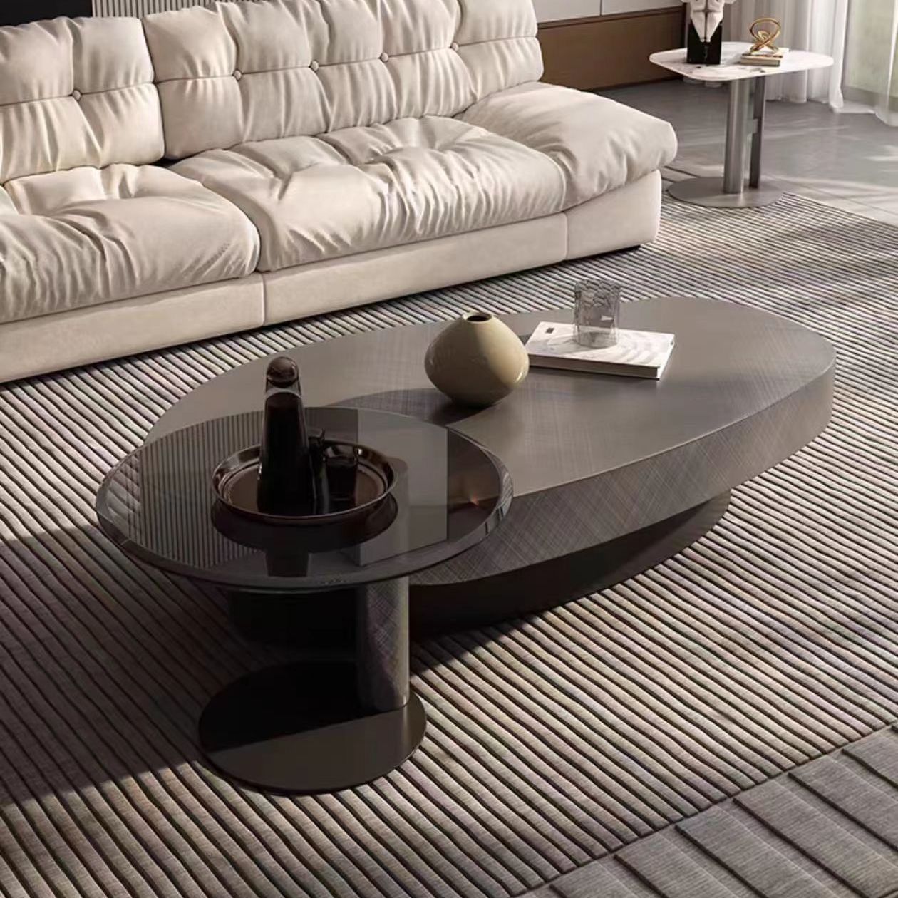 طاولة قهوة حديثة - أثاث معاصر - تصميم بسيط